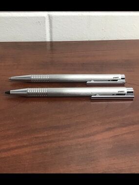 Lamy Pencil 0.5 mm and Pen Fine Point Set Chrome Tested Black Ink